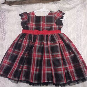 Carters  12m red/black plaid